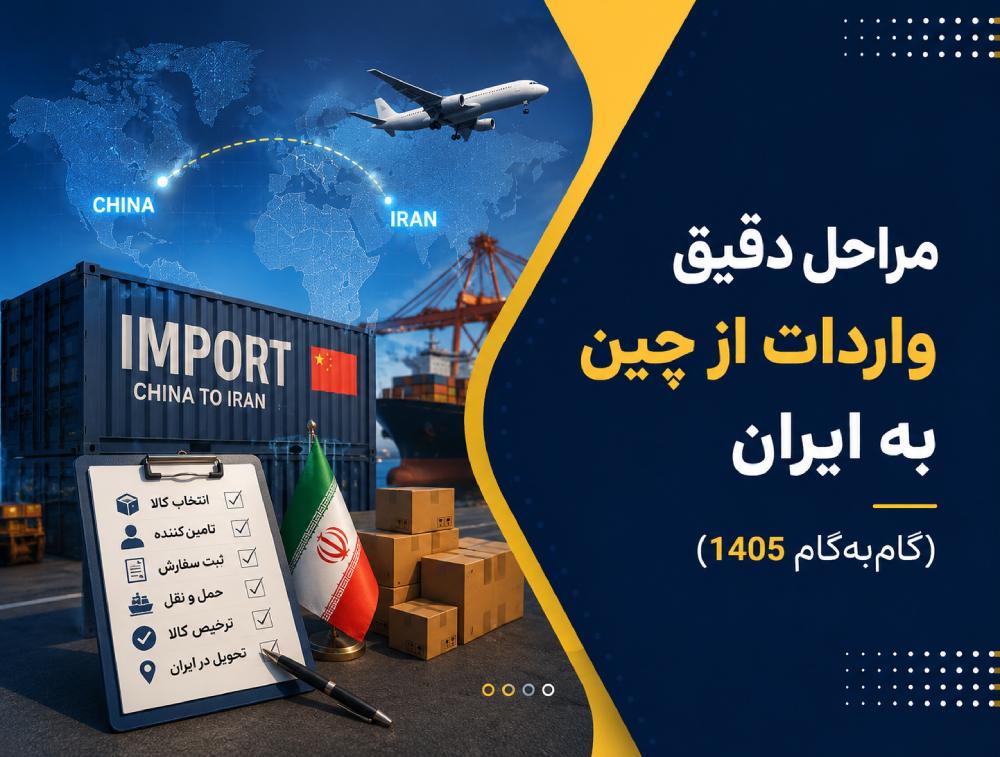 مراحل واردات از چین به ایران