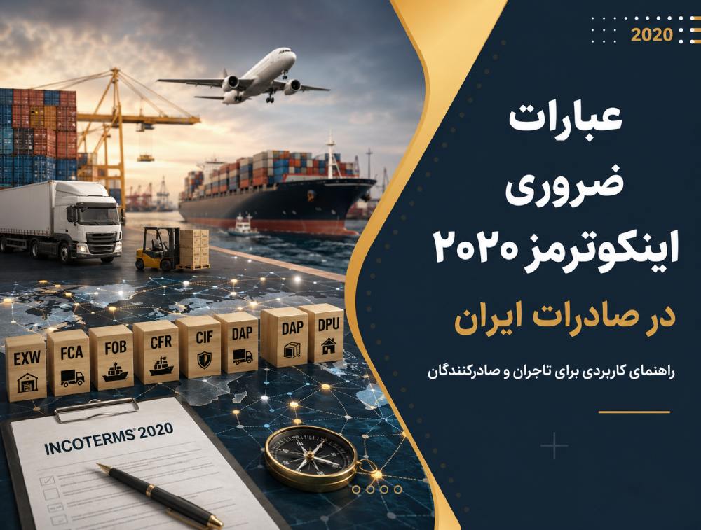 عبارات ضروری اینکوترمز 2020 در صادرات ایران