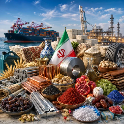 لیست کالاهای صادراتی ایران
